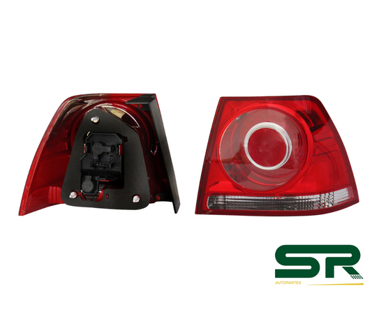 CALAVERA DER EXT C/ARNES CLARA (ROJO/BLANCO) VOLKSWAGEN JETTA CLASICO 08-15 DIFORZA