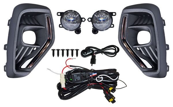 FARO DE NIEBLA FORD ESCAPE 2023-2024 ST LED C / PARRILLA JGO 352 TYG