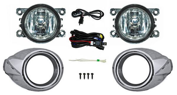 FARO DE NIEBLA FORD FOCUS 2012-2014 C / PARRILLA CROMADA JGO 352 580.04 TYG