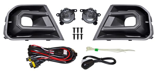 FARO DE NIEBLA FORD RANGER 2023-2025 WILDTRAK LED C / PARRILLAS JGO 352 TYG