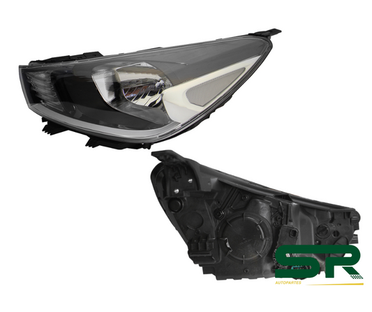 FARO IZQ F/NEGRO C/MOTOR S/LUPA (SEDAN/H-BACK) KIA RIO 18-23 DIFROZA