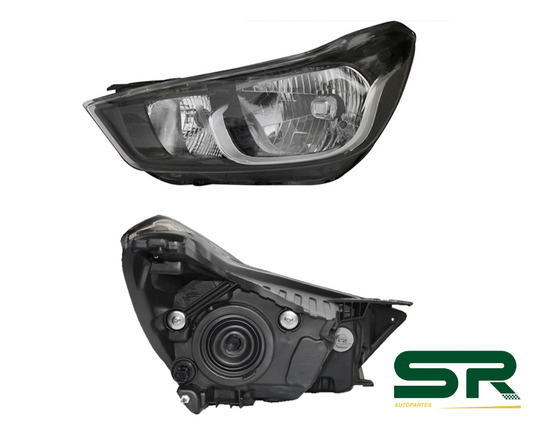 FARO IZQ FONDO CROMADO (NUEVA LINEA) CHEVROLET SPARK 16-18 DIFORZA