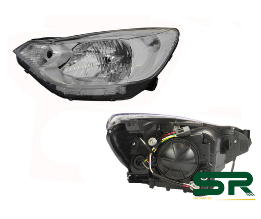 FARO IZQ F/CROMADO C/MOTOR CHEVROLET AVEO 18-23 DIFORZA