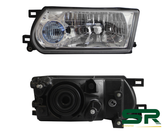 FARO IZQ F/CROMADO C/OJO AZUL NISSAN TSURU III 05-17 DIFORZA