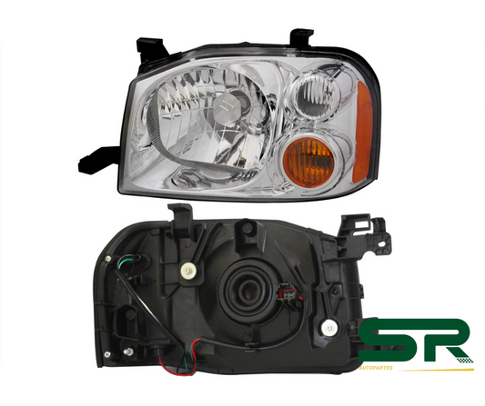 FARO IZQ F/CROMADO C/CUARTO MICA AMBAR (FRONTIER 11-15) NISSAN NP-300 (D-22) 2/4WD 08-15 DIFORZA