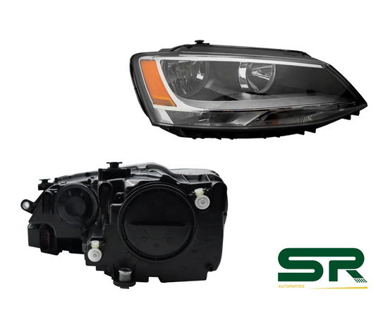 FARO DER F/NEGRO P/1 CUARTO C/MICA AMBAR VOLKSWAGEN JETTA A6 BICENTENARIO 10-18 DIFORZA PLUS
