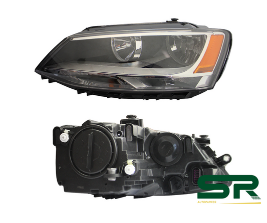 FARO IZQ F/NEGRO P/1 CUARTO C/MICA AMBAR JETTA A6 BICENTENARIO 10-18 DIFORZA PLUS