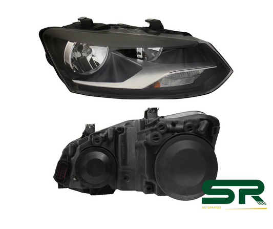 FARO DER F/NEGRO C/MOTOR (POLO 13-14 17-22) VOLKSWAGEN VENTO 16-22 DIFORZA