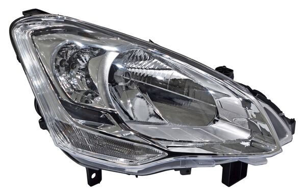 FARO DERECHO CON MOTOR CROMADO PEUGEOT PARTNER 2016-2019 TYC