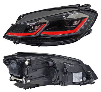 FARO IZQUIERDO SIN REFLEJANTE LED VOLKSWAGEN GOLF GTI 2018-2020 TYC