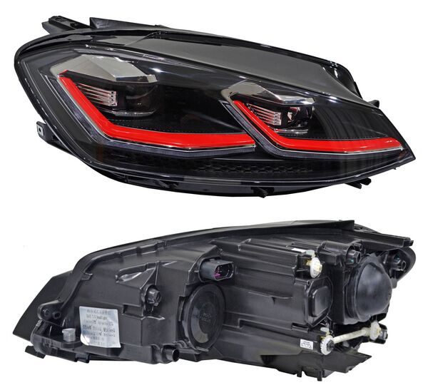 FARO DERECHO SIN REFLEJANTE LED VOLKSWAGEN GOLF GTI 2018-2020 TYC