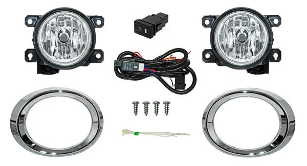 FARO DE NIEBLA HONDA BR-V 2018-2019 CON MOLDURA CROM JGO 352 TYG