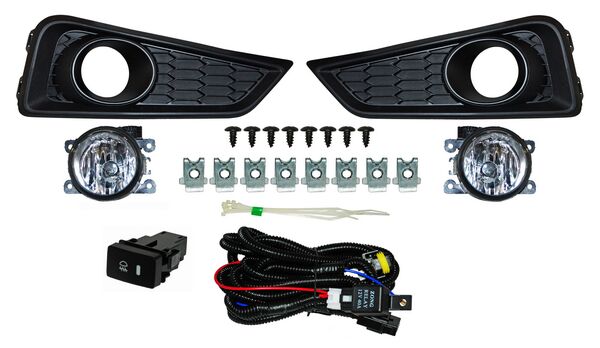 FARO DE NIEBLA HONDA CITY 2014-2017 C / PARRILLA JGO 352 TYG