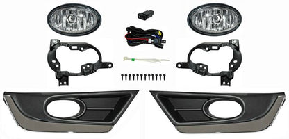 FARO DE NIEBLA HONDA CR-V 2017-2019 C / PARRILLA FILO CROM JGO 352 780.05 TYG