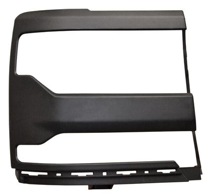 MOLDURA FARO CHEVROLET PICKUP 2016-2018 1500 NEGRO DERECHA TYG