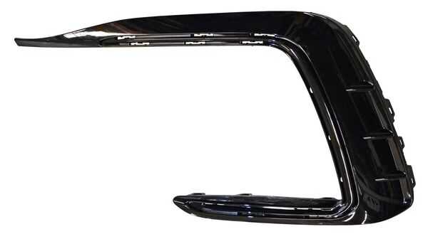 MOLDURA VOLKSWAGEN FASCIA DELANTERO TIGUAN 2022-2024 NEGRA SIN MOLDURA CROM IZQUIERDA TYG