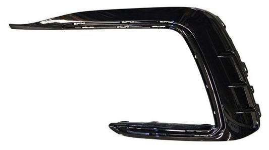 MOLDURA VOLKSWAGEN FASCIA DELANTERO TIGUAN 2022-2024 NEGRA SIN MOLDURA CROM IZQUIERDA TYG