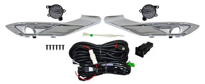 FARO DE NIEBLA MITSUBISHI OUTLANDER 2023-2024 CON MOLDURA CROM JGO 352 TYG