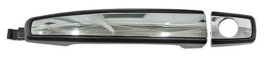 MANIJA EXTERIOR DELANTERA IZQUIERDA NEGRA CROMADA PLÁSTICO CHEVROLET AVEO 2012-2018 / SONIC 2012-2017 / MALIBU 2013-2015 / TRAX 2013-2020 / CRUZE / CAMARO 2010-2016 / COLORADO 2013-2015 / S10 2016 / SRX 2010-2016 TYG