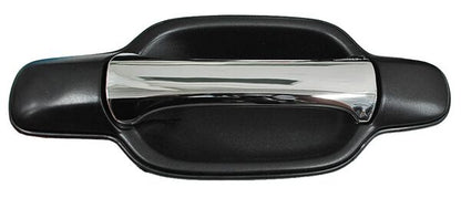 MANIJA EXTERIOR DELANTERA DERECHA SIN HOYO NEGRA CROMADA PLÁSTICO CHEVROLET COLORADO 2004-2012 / CANYON 2004-2012 / P / LLAVE TYG