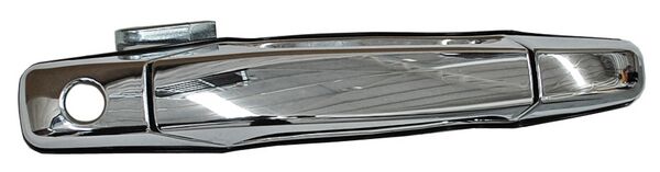 MANIJA EXTERIOR DELANTERA DERECHA CON HOYO CROMADA PLÁSTICO CHEVROLET PICKUP / SUB / TAHOE / YUKON / AVALAN / ESCALADE 2007-2014 P / LLAVE TYG