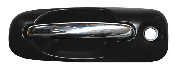 MANIJA EXTERIOR DELANTERA DERECHA CON HOYO CROMADA PLÁSTICO DODGE TOWN & COUNTRY 2001-2007 P / LLAVE TYG