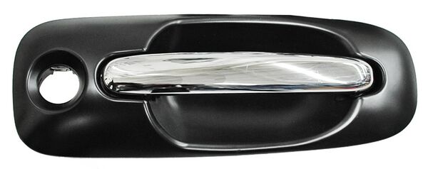 MANIJA EXTERIOR DERECHA CON HOYO CROMADA PLÁSTICO DODGE TOWN & COUNTRY 2001-2007 P / LLAVE LATERAL TYG