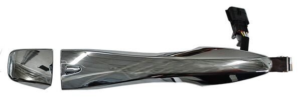 MANIJA EXTERIOR DELANTERA DERECHA SIN HOYO CROMADA PLÁSTICO NISSAN ALTIMA / PATHFINDER 2013-2017 C / SENS P / LLAVE TYG