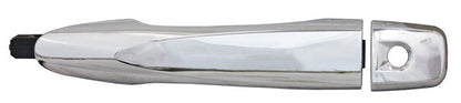MANIJA EXTERIOR DELANTERA IZQUIERDA CON HOYO CROMADA NISSAN PICKUP NP-300 / FRONTIER 2016-2025 / KICKS 2017-2024 / X-TRAIL 2015-2022 P / LLAVE TYG