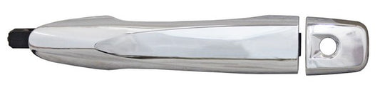 MANIJA EXTERIOR DELANTERA IZQUIERDA CON HOYO CROMADA NISSAN PICKUP NP-300 / FRONTIER 2016-2025 / KICKS 2017-2024 / X-TRAIL 2015-2022 P / LLAVE TYG