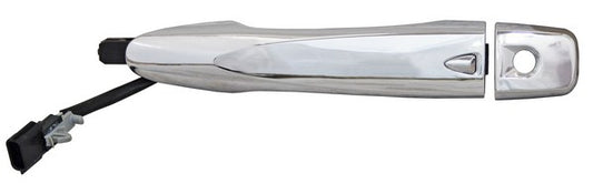 MANIJA EXTERIOR DELANTERA IZQUIERDA CON HOYO CROMADA NISSAN PICKUP NP-300 / FRONTIER 2016-2025 / X-TRAIL 2015-2022 C / SENS P / LLAVE TYG