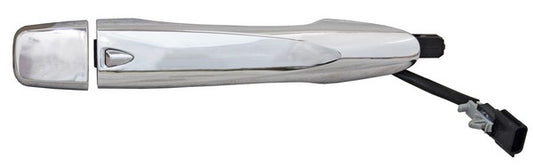 MANIJA EXTERIOR DELANTERA DERECHA SIN HOYO CROMADA NISSAN PICKUP NP-300 / FRONTIER 2016-2025 / X-TRAIL 2015-2022 C / SENS P / LLAVE TYG