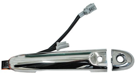 MANIJA EXTERIOR DELANTERA IZQUIERDA CROMADA PLÁSTICO NISSAN VERSA 2012-2019 / V-DRIVE 2020-2025 / MARCH 2012-2025 C / SENS 346 TYG