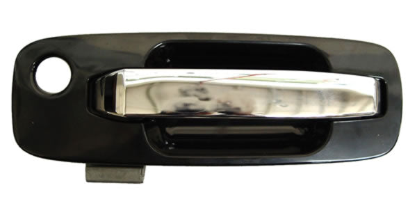 MANIJA EXTERIOR DELANTERA IZQUIERDA NEGRA CROMADA PLÁSTICO NISSAN X-TRAIL 2002-2007 TYG