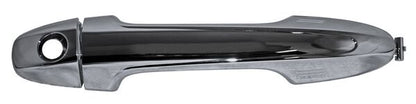 MANIJA EXTERIOR DELANTERA IZQUIERDA CON HOYO CROMADA PLÁSTICO TOYOTA HILUX 2016-2025 S / SENS P / LLAVE TYG