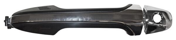MANIJA EXTERIOR DELANTERA IZQUIERDA CON HOYO NEGRA CROMADA TOYOTA TACOMA 2016-2017 / P / LLAVE TYG