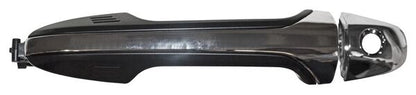MANIJA EXTERIOR DELANTERA IZQUIERDA CON HOYO NEGRA CROMADA TOYOTA TACOMA 2016-2017 / P / LLAVE TYG