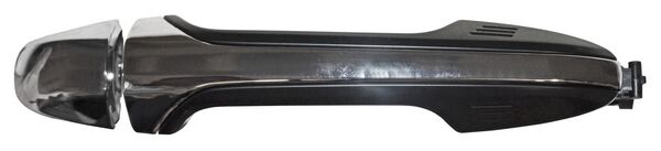 MANIJA EXTERIOR DELANTERA DERECHA SIN HOYO NEGRA CROMADA TOYOTA TACOMA 2016-2017 / P / LLAVE TYG