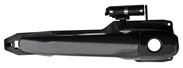 MANIJA EXTERIOR DELANTERA IZQUIERDA CON HOYO NEGRA PLÁSTICO TOYOTA YARIS 2006-2012 LISA C / BASE P / LLAVE TYG