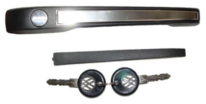 MANIJA EXTERIOR DELANTERA IZQUIERDA CON LLAVE NEGRA PLÁSTICO VOLKSWAGEN ATLAN / JETTA 1987-1992 / CARIBE / GOLF 1987-1992 TYG