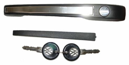 MANIJA EXTERIOR DELANTERA DERECHA CON LLAVE NEGRA PLÁSTICO VOLKSWAGEN ATLAN / JETTA 1987-1992 / CARIBE / GOLF 1987-1992 TYG