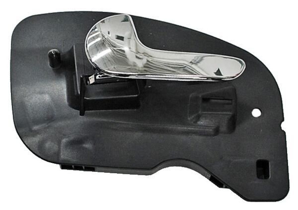 MANIJA INTERIOR DELANTERA IZQUIERDA NEGRA CROMADA PLÁSTICO CHEVROLET CORSA 2002-2008 / TORNADO 2004-2011 / MERIVA 2004-2008 TYG