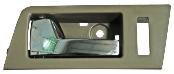 MANIJA INTERIOR DELANTERA IZQUIERDA CROMADA GRIS PLÁSTICO FORD ESCAPE 2008-2012 / FOCUS / MARINER 2008-2011 / SEGURO ELECTRICO TYG