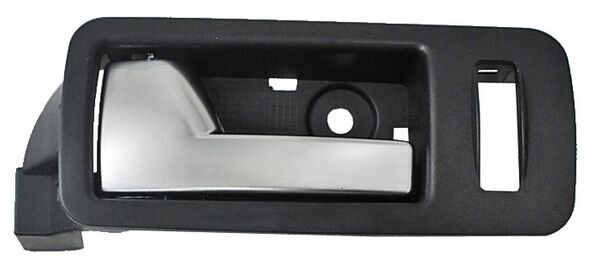 MANIJA INTERIOR DELANTERA IZQUIERDA NEGRA PLATA PLÁSTICO FORD MUSTANG 2005-2014 TYG
