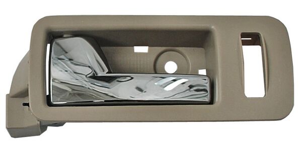 MANIJA INTERIOR DELANTERA IZQUIERDA CROMADA BEIGE PLÁSTICO FORD MUSTANG 2005-2014 TYG