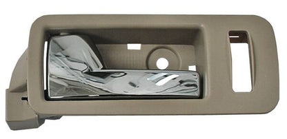 MANIJA INTERIOR DELANTERA IZQUIERDA CROMADA BEIGE PLÁSTICO FORD MUSTANG 2005-2014 TYG