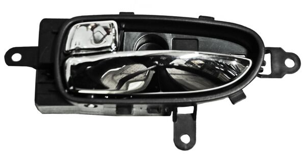 MANIJA INTERIOR DELANTERA IZQUIERDA NEGRA CROMADA PLÁSTICO NISSAN ALTIMA 2007-2012 / ALTIMA 2008-2012 2P /  / TRAS TYG