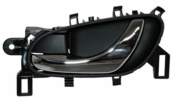 MANIJA INTERIOR DELANTERA IZQUIERDA NEGRA CROMADA NISSAN PICKUP NP-300 / FRONTIER 2016-2025 / X-TRAIL 2015-2022 TYG