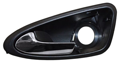 MANIJA INTERIOR DELANTERA IZQUIERDA PARA CONTROL CON HOYO NEGRA CROMADA SEAT IBIZA 2009-2017 / ESPEJO TYG
