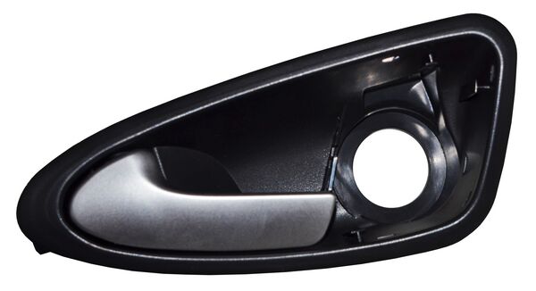MANIJA INTERIOR DELANTERA IZQUIERDA PARA CONTROL CON HOYO NEGRA PLATA SEAT IBIZA 2009-2017 / ESPEJO 346 TYG